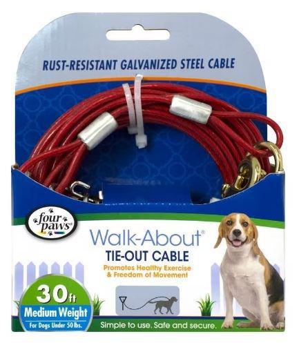 Four Paws 30' Medium Weight Cable 50#