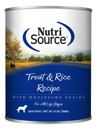 Nutri Source Trout & Rice 13z