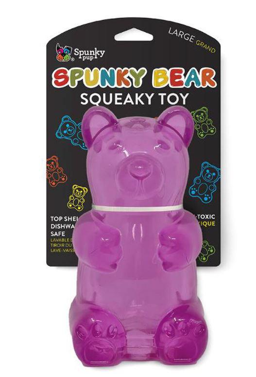 Spunky Pup Squeaky Spunky Bear LG