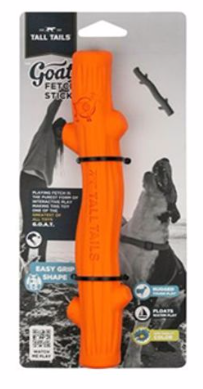 Tall Tails GOAT Fetch Stick Orange 7"