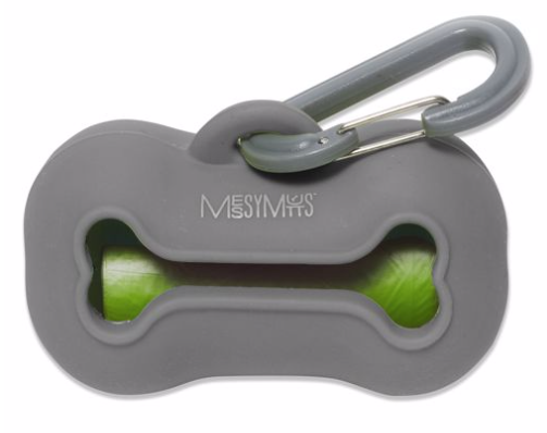 Messy Grey Waste Bag Holder 15 Bags