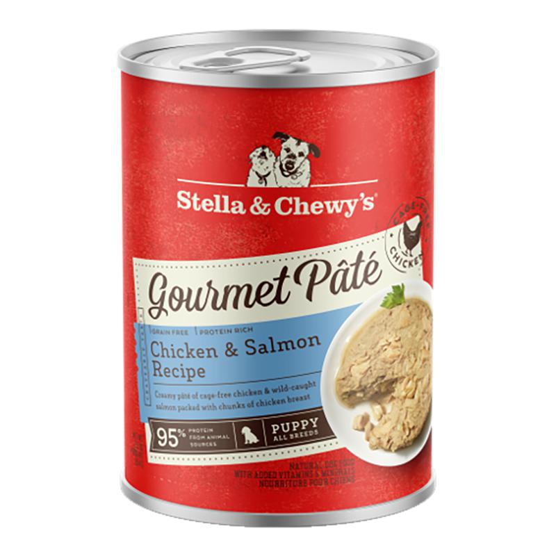 S&C Gourmet Pate Chicken Salmon Puppy 12.5z