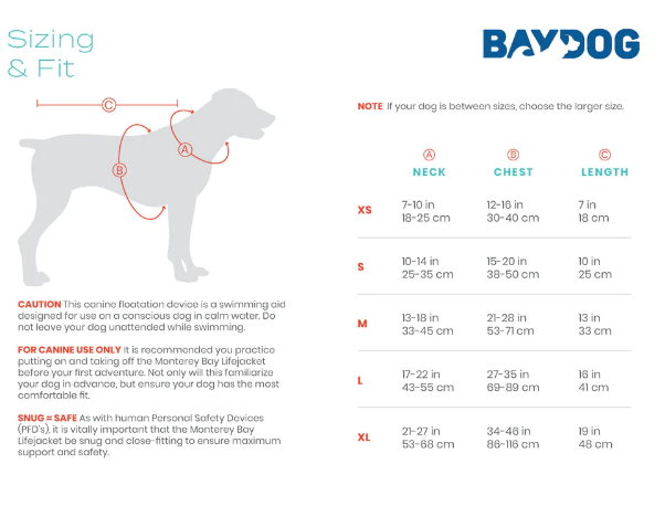 BayDog Life Jacket SM