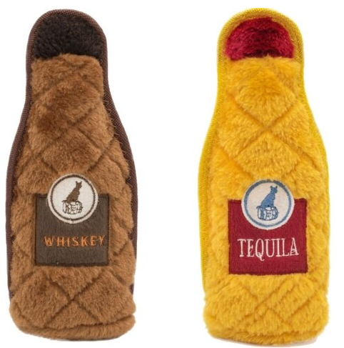 Zippy Paws CrusherZ Whiskey/Tequila 2pk