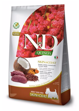 N&D Quinoa Skin & Coat Venison Mini 5.5#