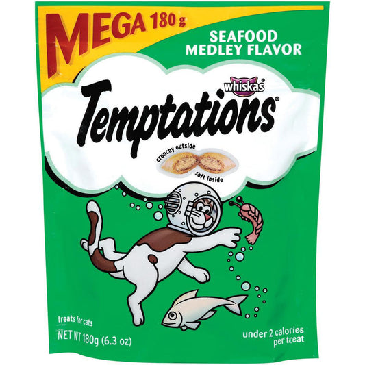 Whiskas Temptations Seafood Medley 6.35z