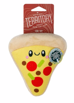 Territory Pizza Plushie w/ Squeaker 6"