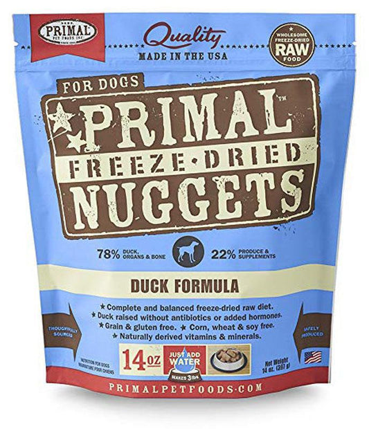 Primal Freeze-Dried Duck Nuggets 14oz