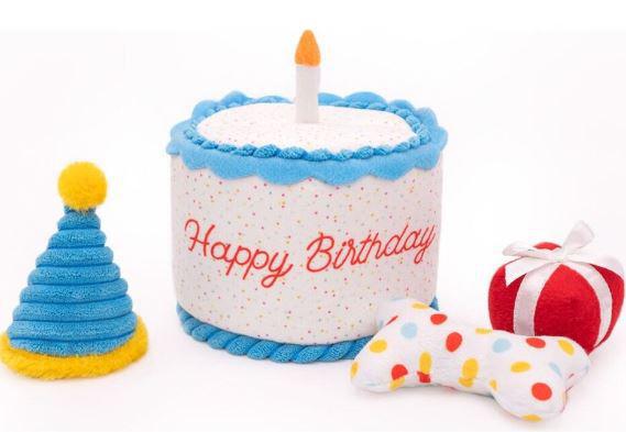 Zippy Paws Burrow - Birthday Cake LG