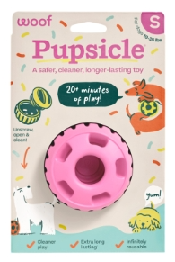 Woof Dog Pupsicle Birthday Pink Small