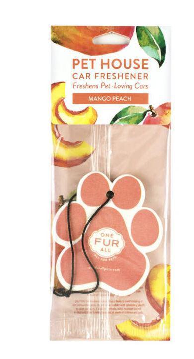 Pet House Car Air Freshener Mango Peach