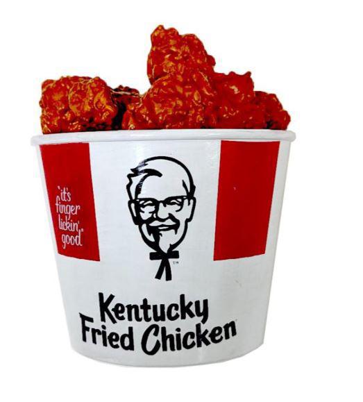 Spot KFC Vinyl Chicken Bucket Dog Toy 6"