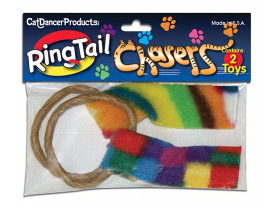 Cat Dancer Ringtail Chasers Toy 2pk