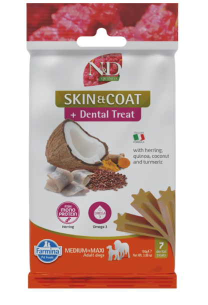 Farmina Dog Herr Skin Coat Quinoa Dental Treat