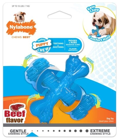 Nylabone Chew X-Bone Beef Regular