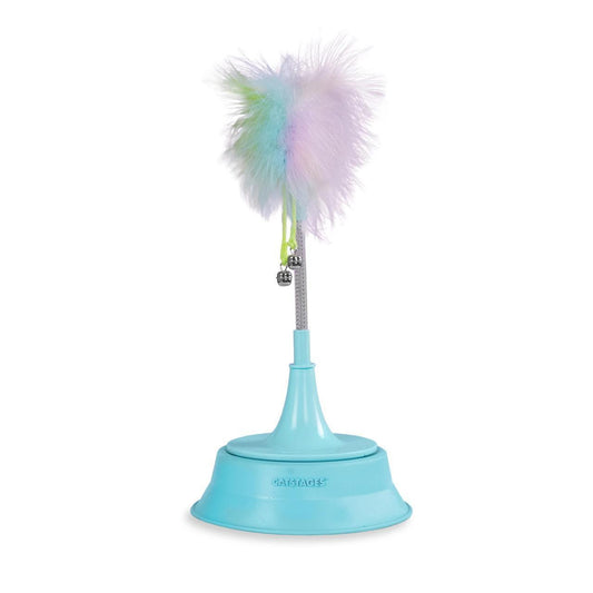 Outward Hound Catstages 2in1 Spring Cat Toy & Track Topper Blue