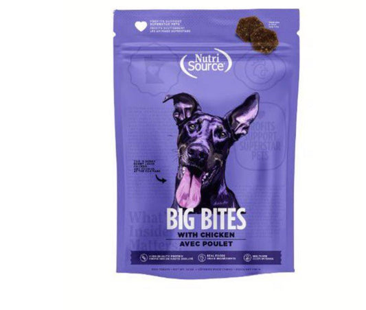 Nutri Source Dog Chicken Big Bites 14oz