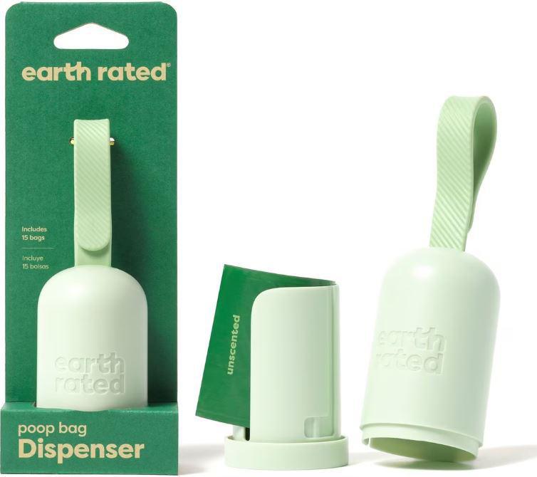 Earth Rated Poop Bag Dispenser w/ 15 bags