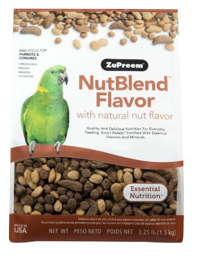 Zupreem NutBlend Parrots & Conure 3.25#