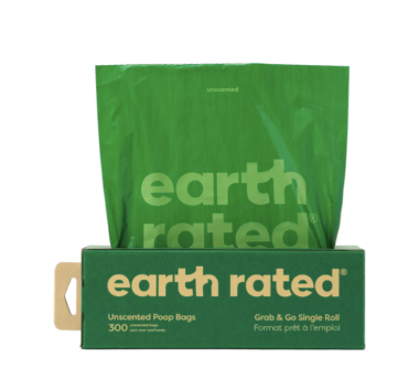 Earth Rated Grab & Go Unscented Poop Bags - 300ct