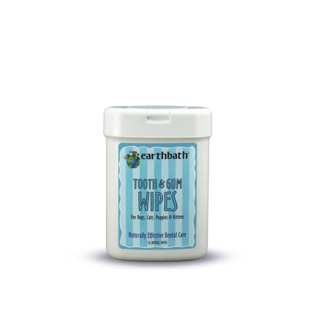 Earthbath Tooth & Gum Wipes 25ct