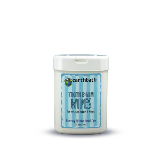 Earthbath Tooth & Gum Wipes 25ct