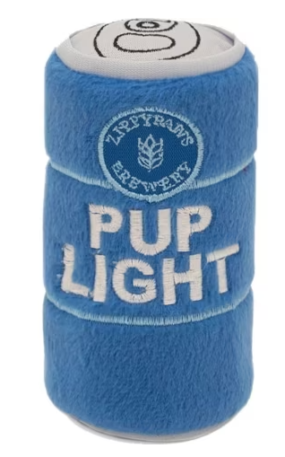 Zippy Paws Squeakie Can Pup Light