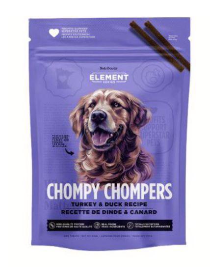 Nutri Source Dog Element Series Turk Duck Chompy Chompers 6z