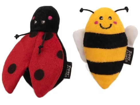Zippy Claws Ladybug & Bee Catnip