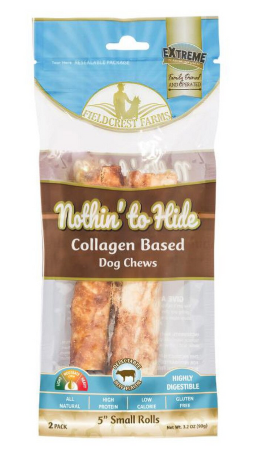 Spot Nothin' To Hide Beef Roll 5" 2ct