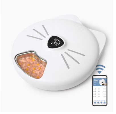 Catit Pixi Smart Six-Meal Feeder Stainless Steel