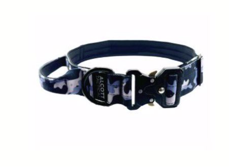 Alcott Tactical Dog Collar Black Camo Med