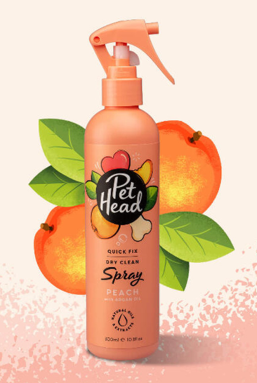 Pet Head Spray Peach 10.1z