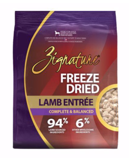Zignature Freeze Dried Entree - Lamb 4oz