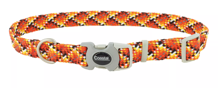 Coastal 5/8" Adj. Woven Collar Burning Blocks 8"-12"