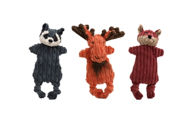 HuggleHounds Dog Huggleflatties Woodland Assorted