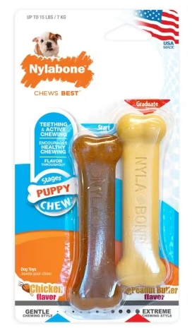 Nylabone Classic Bone 2pk