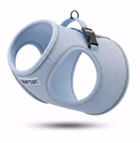 BayCat Chesapeake Blue Harness 6ft Leash Large
