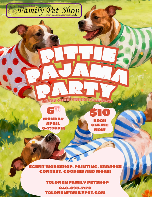Pittie Pajama Party
