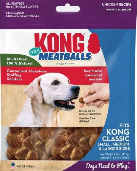 Kong Chicken Mini Meatballs 4oz