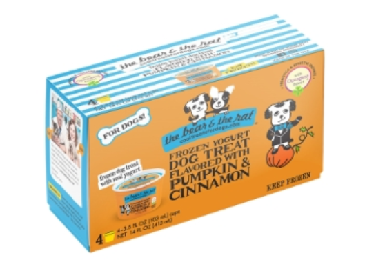 B&R Pumpkin Frozen Yogurt 3.5z / 4pk