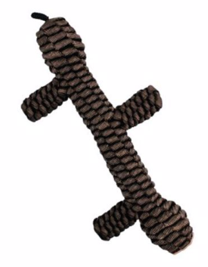 Tall Tails Brown Braided Stick 9"