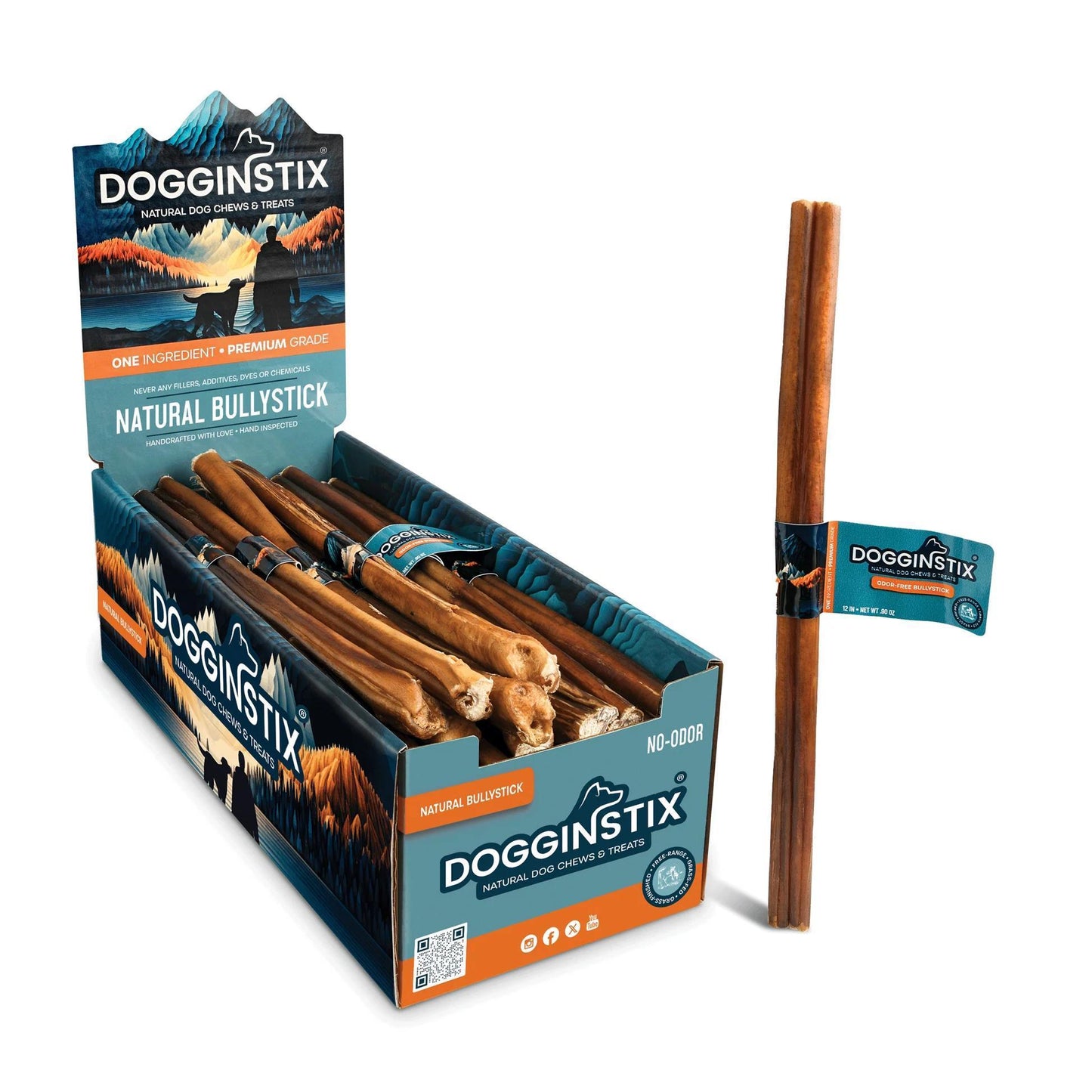 Dogginstix Bully Stick Standard 12"