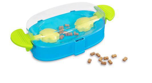 Outward Hound Paw N' Play Dog Puzzle, Dog Enrichment Toy, Blue