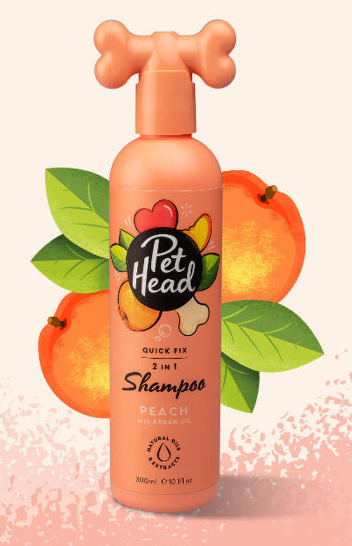 Pet Head 2-In-1 Shampoo Peach 16z