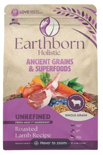 Earthborn Unrefined Lamb 4#