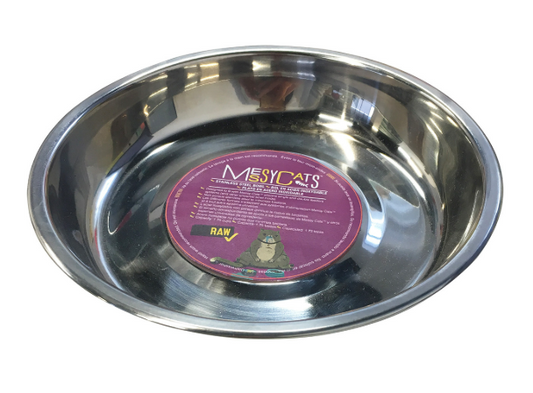 Messy Cat Stainless Saucer 1.75 cups