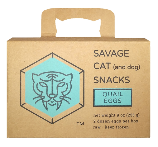 Savage Frozen Quail Eggs 24ct