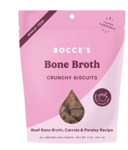 Bocce's Bakery Bone Broth Biscuits 5oz