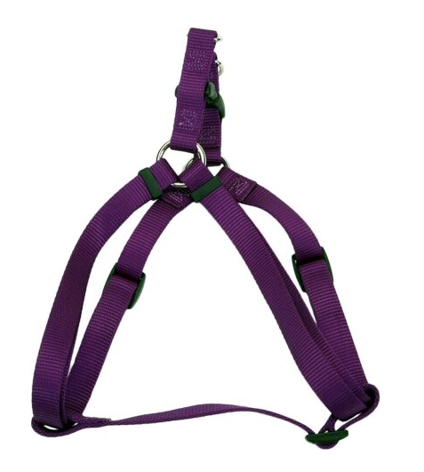 Coastal 3/4" Adjustable Harness Purple 20"-30"